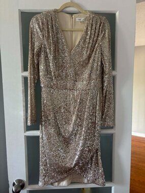 calvin klein gold sequin dress for Sale up to 90% Off: Poshmark Style:Midi & Maxi Dress
